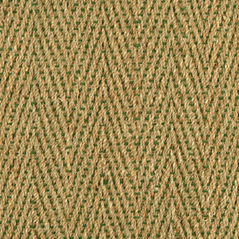 Crucial Trading Seagrass Herringbone Green Weft